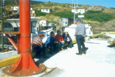 630: Red Island. On the government wharf. (1994) [courtesy of Pius Mulrooney]